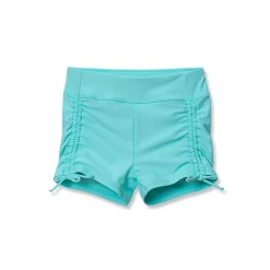Girls Chlorine Resistant Ruched Swim Boyshort