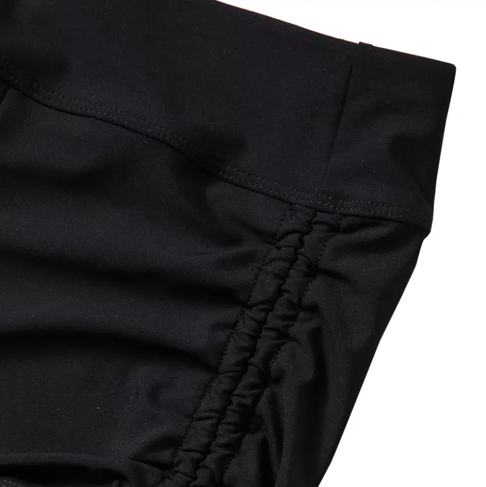 Girls Chlorine Resistant Ruched Swim Boyshort