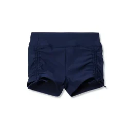 Girls Chlorine Resistant Ruched Swim Boyshort
