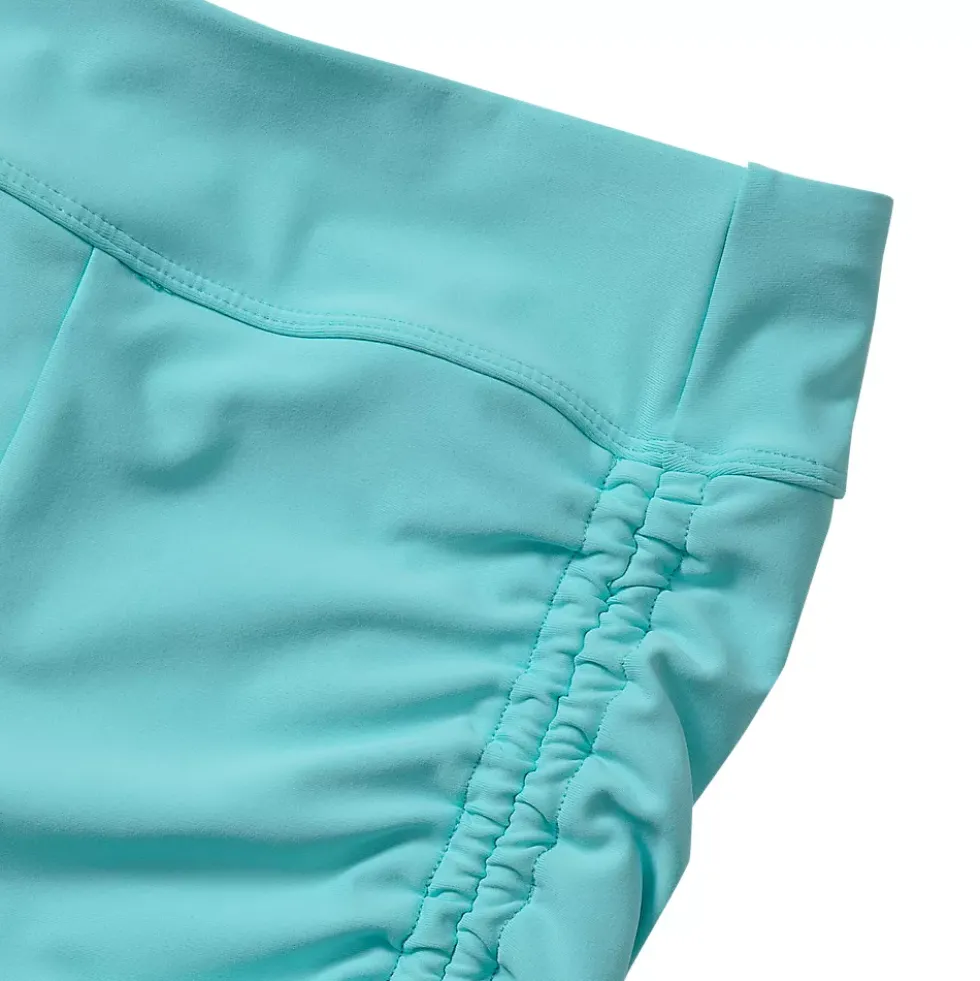 Girls Chlorine Resistant Ruched Swim Boyshort