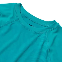 Girls Chlorine Resistant Short Sleeve Magic Print Swim Rash Guard