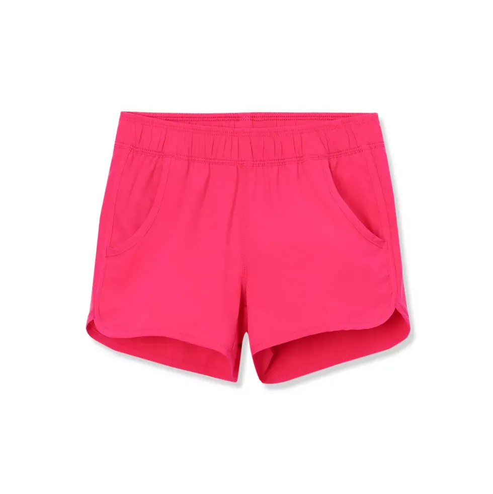 Girls Chlorine Resistant Stretch Woven Swimsuit Shorts