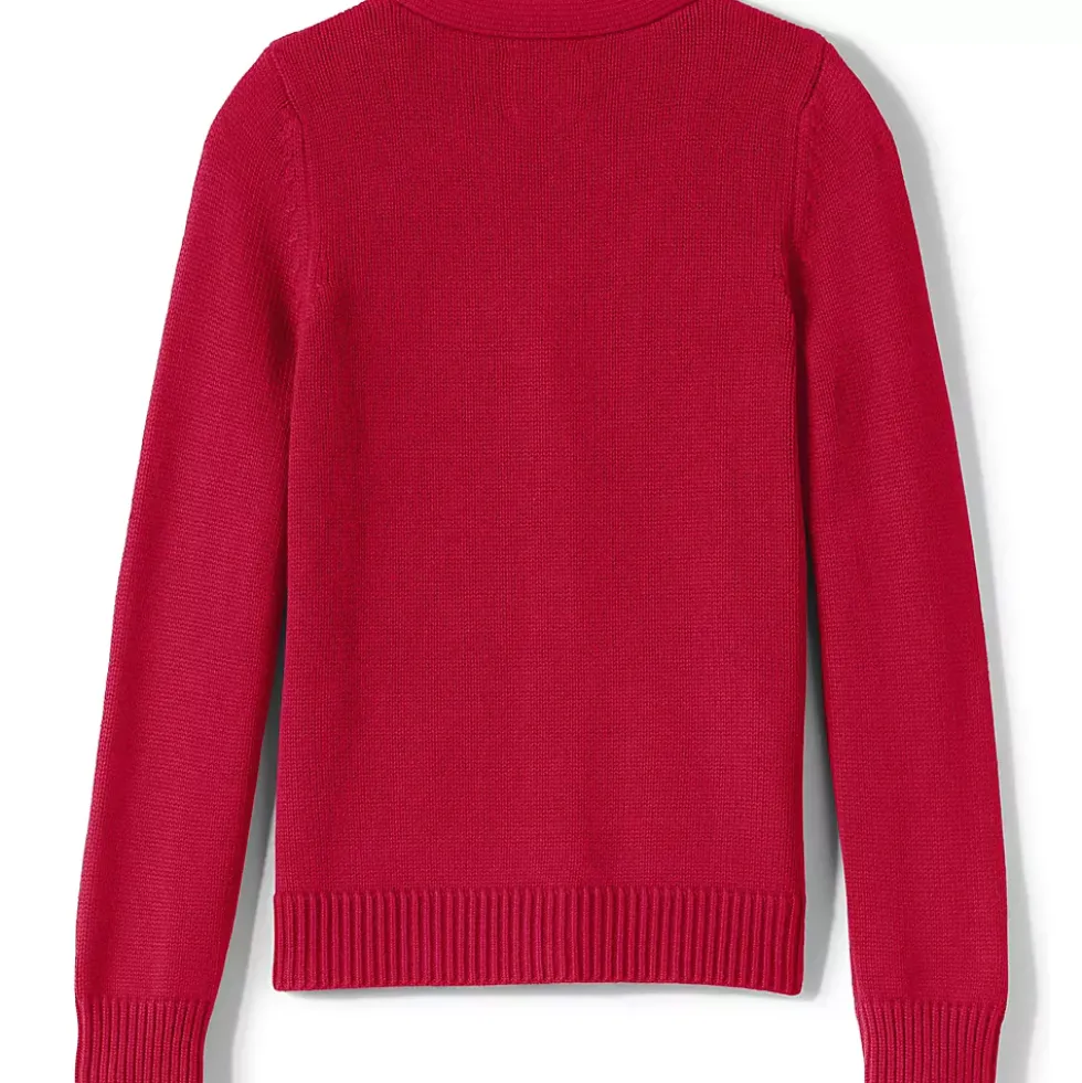 Girls Cotton Modal Button Front Cardigan Sweater