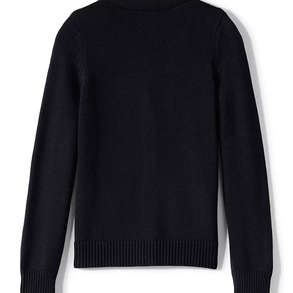 Girls Cotton Modal Button Front Cardigan Sweater