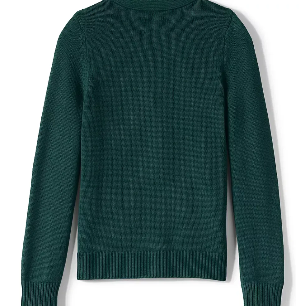 Girls Cotton Modal Button Front Cardigan Sweater