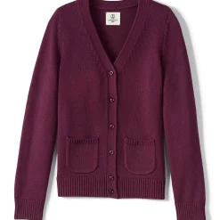 Girls Cotton Modal Button Front Cardigan Sweater