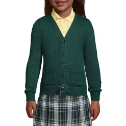Girls Cotton Modal Button Front Cardigan Sweater