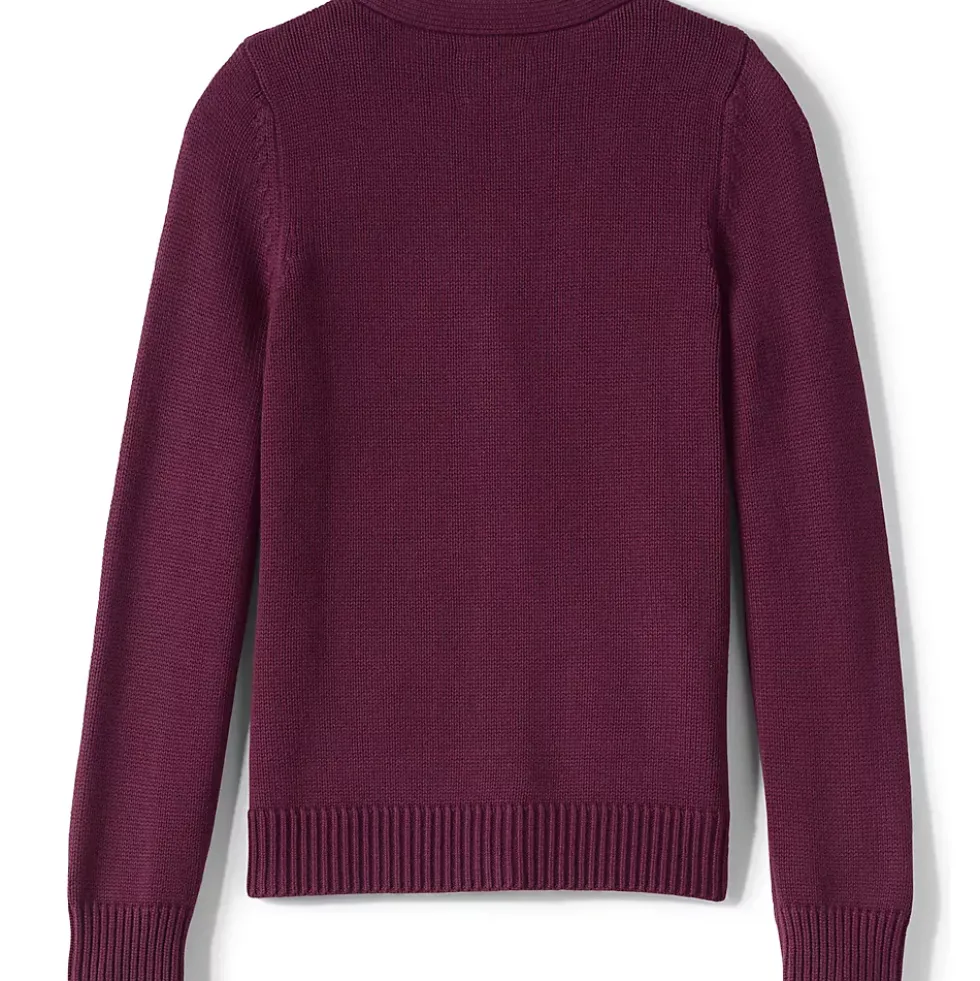 Girls Cotton Modal Button Front Cardigan Sweater