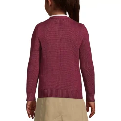 Girls Cotton Modal Button Front Cardigan Sweater