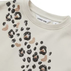 Girls Crew Neck Embroidered Sweatshirt