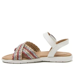 Girls Easy On Braided Sandals