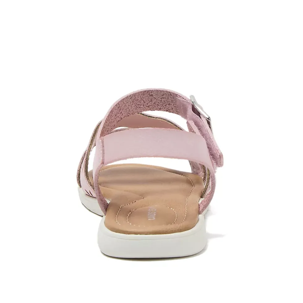 Girls Easy On Flower Sandals