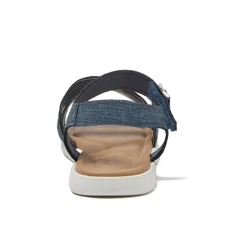 Girls Easy On Flower Sandals
