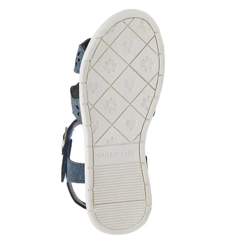 Girls Easy On Flower Sandals