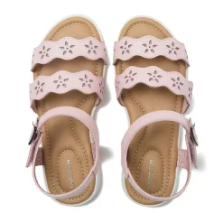 Girls Easy On Flower Sandals