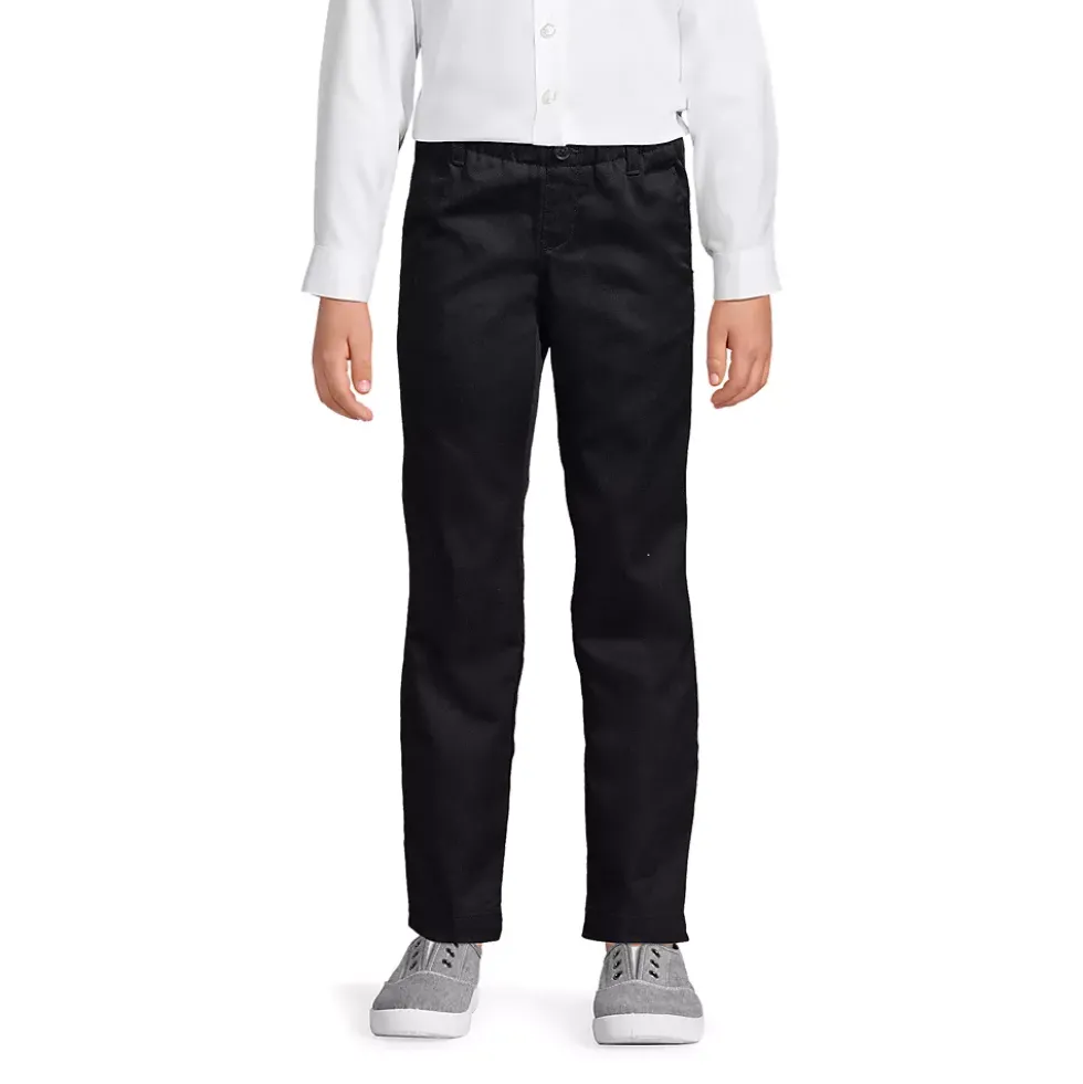 Girls Elastic Waist Pull-On Chino Pants