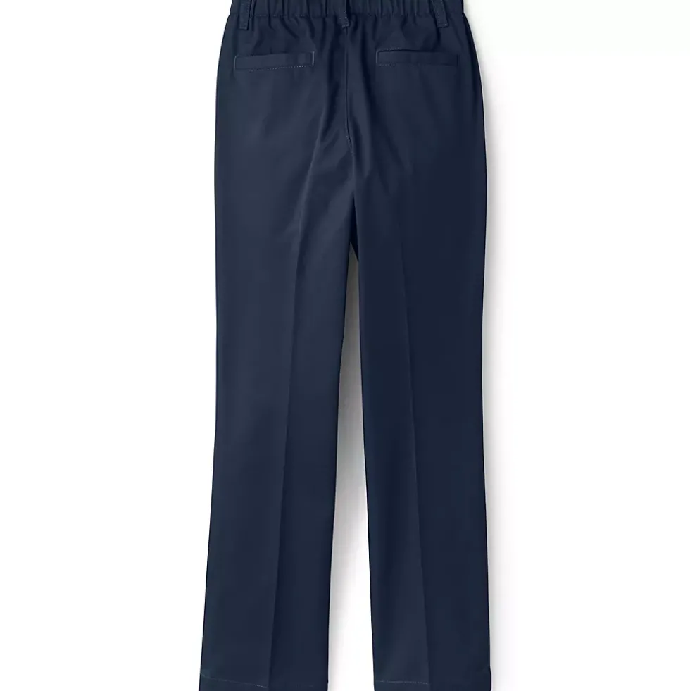 Girls Elastic Waist Pull-On Chino Pants