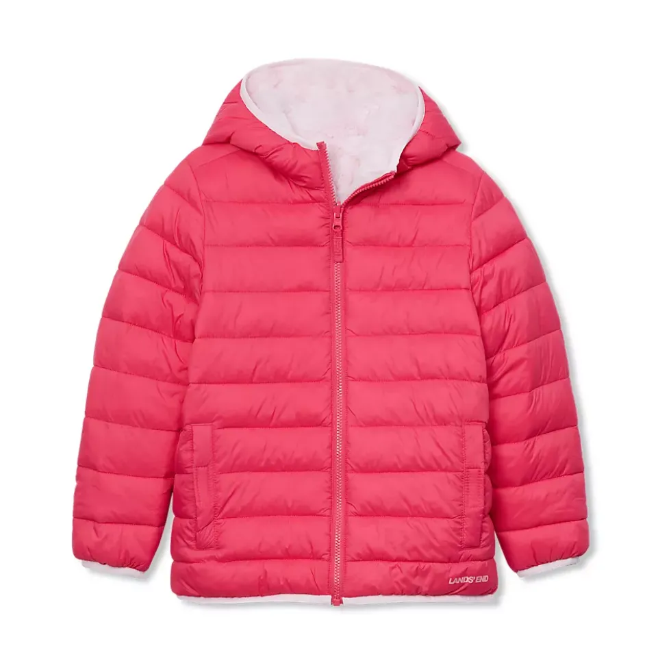 Girls FeatherFree™ Reversible Hooded Jacket