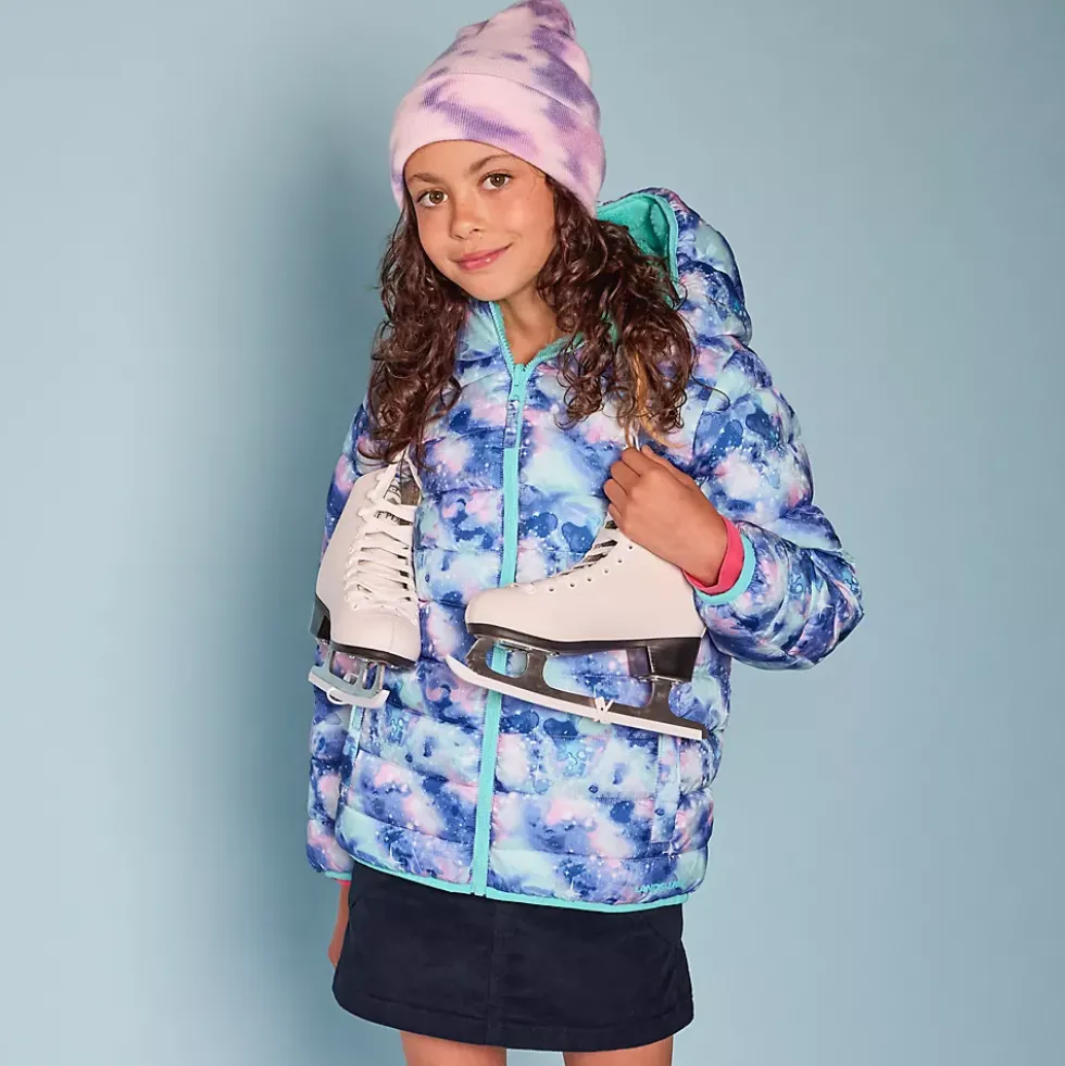 Girls FeatherFree™ Reversible Hooded Jacket