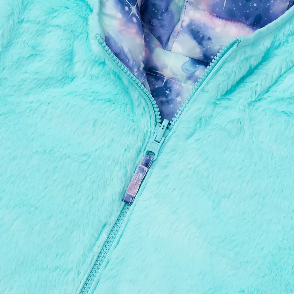 Girls FeatherFree™ Reversible Hooded Jacket