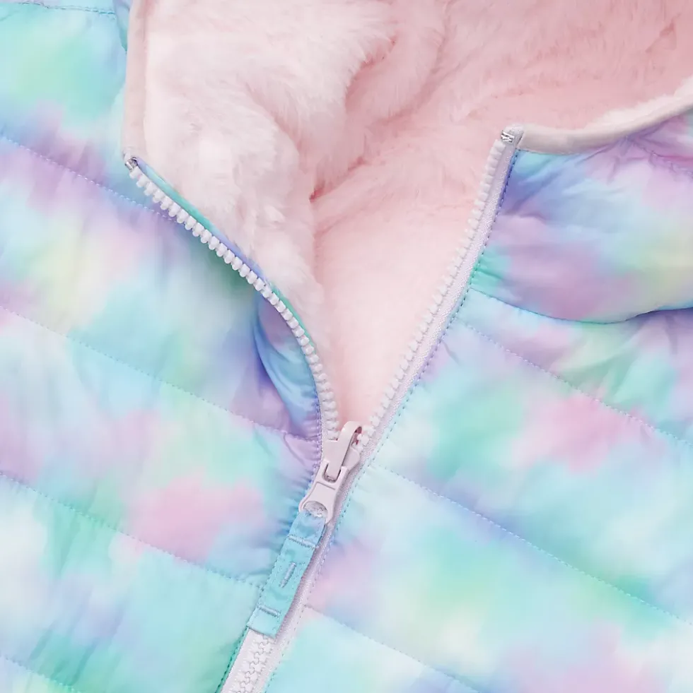 Girls FeatherFree™ Reversible Hooded Jacket