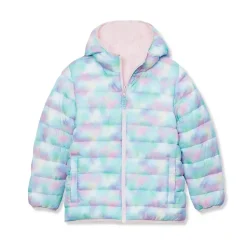 Girls FeatherFree™ Reversible Hooded Jacket