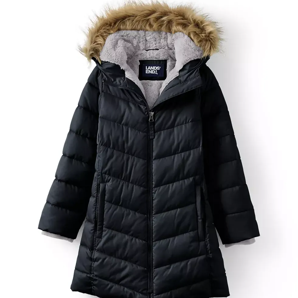 Girls Fleece Lined Parka