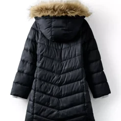 Girls Fleece Lined Parka