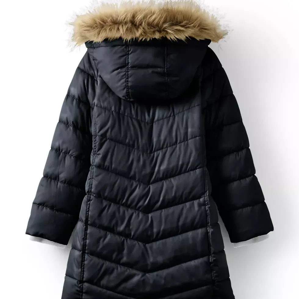 Girls Fleece Lined Parka