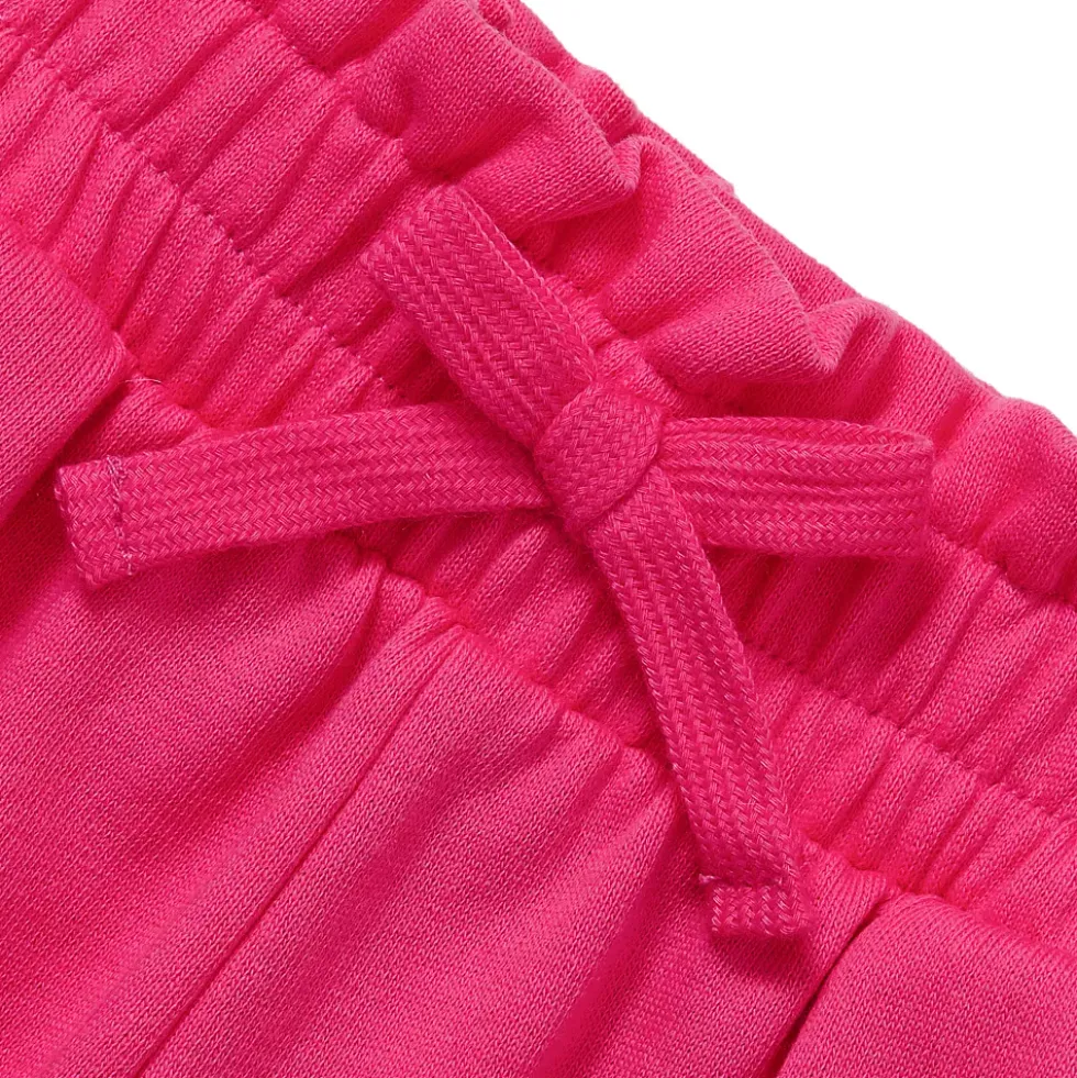 Girls French Terry Paper Bag Shorts