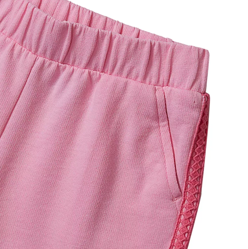 Girls French Terry Pull On Shorts
