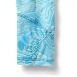 Girls Gathered Hem Active Leggings