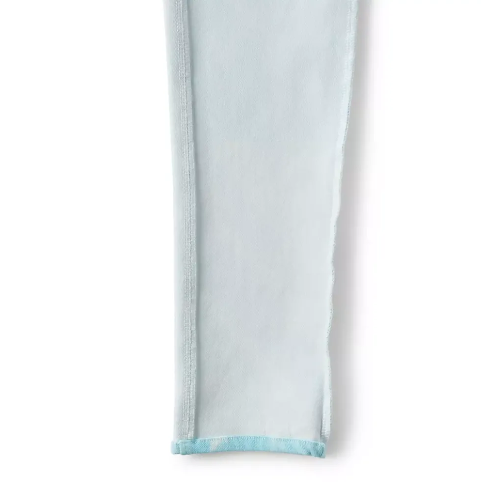 Girls Iron Knee Denim Jeggings