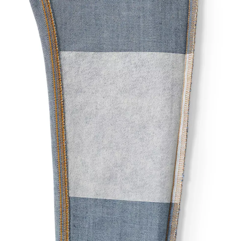 Girls Iron Knee Denim Overalls