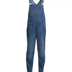 Girls Iron Knee Denim Overalls