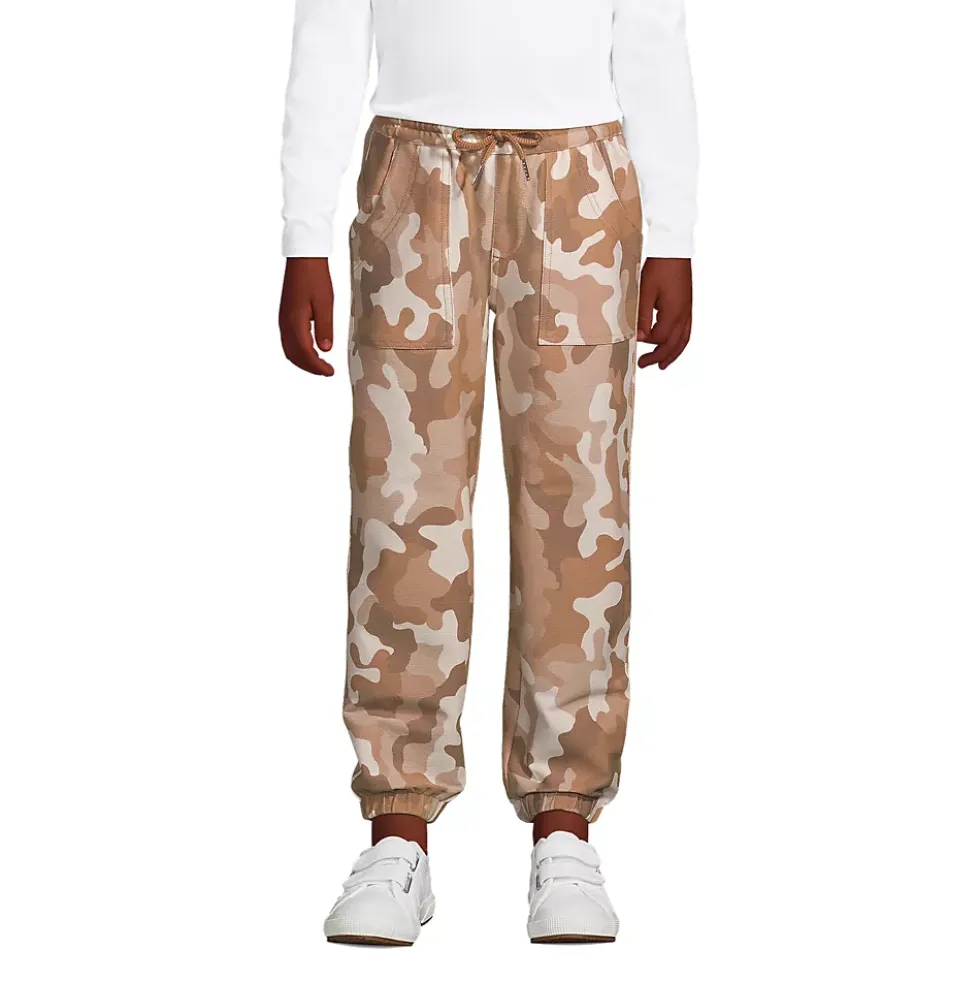 Girls Iron Knee Pull On Jogger Pants