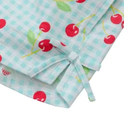 Girls Knit Side Bow Shorts