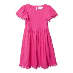 Girls Lace Short Sleeve Dress