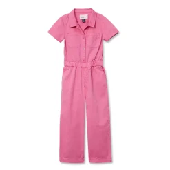 Girls Lightweight Denim Jumpsuit