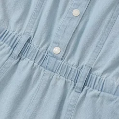 Girls Lightweight Denim Romper