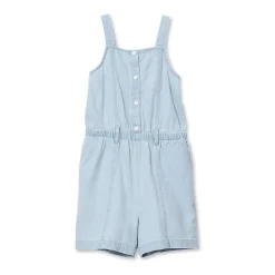 Girls Lightweight Denim Romper