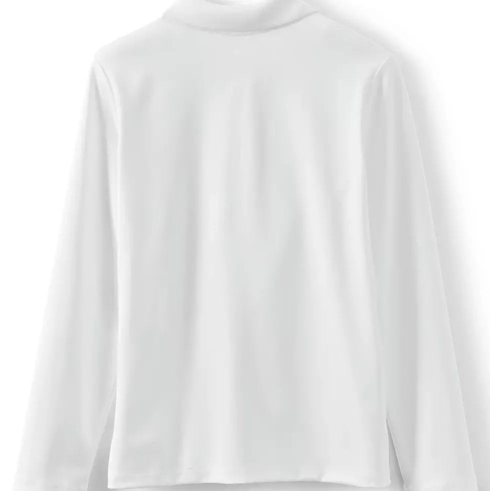 Girls Long Sleeve Feminine Fit Rapid Dry Polo Shirt