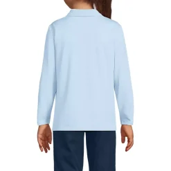 Girls Long Sleeve Feminine Fit Rapid Dry Polo Shirt