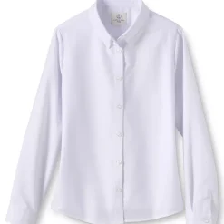 Girls Long Sleeve Oxford Dress Shirt
