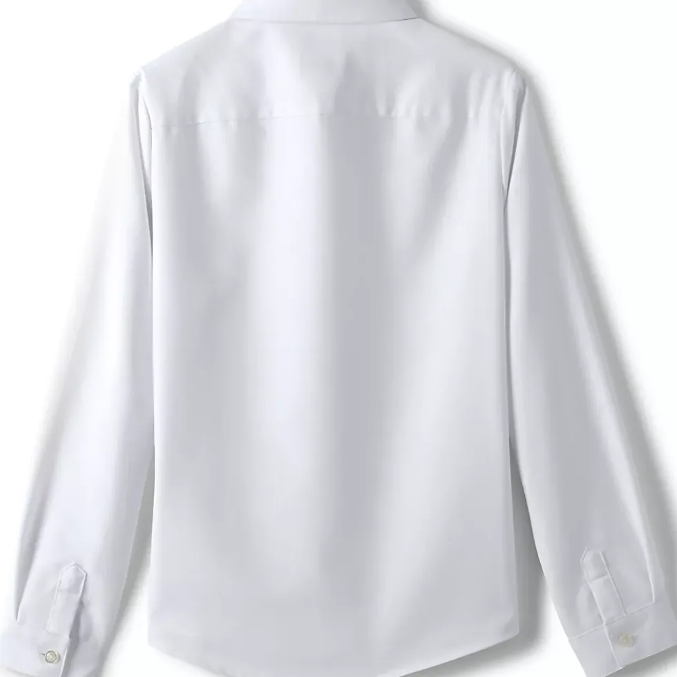 Girls Long Sleeve Oxford Dress Shirt