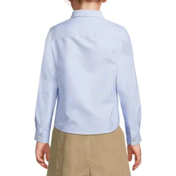 Girls Long Sleeve Oxford Dress Shirt
