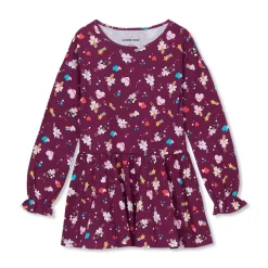 Girls Long Sleeve Ruffle Tunic Top