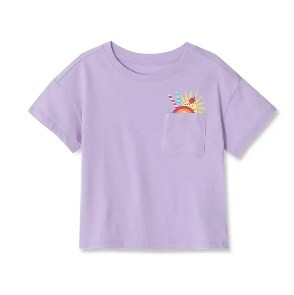 Girls Meet and Greet Pocket Tee