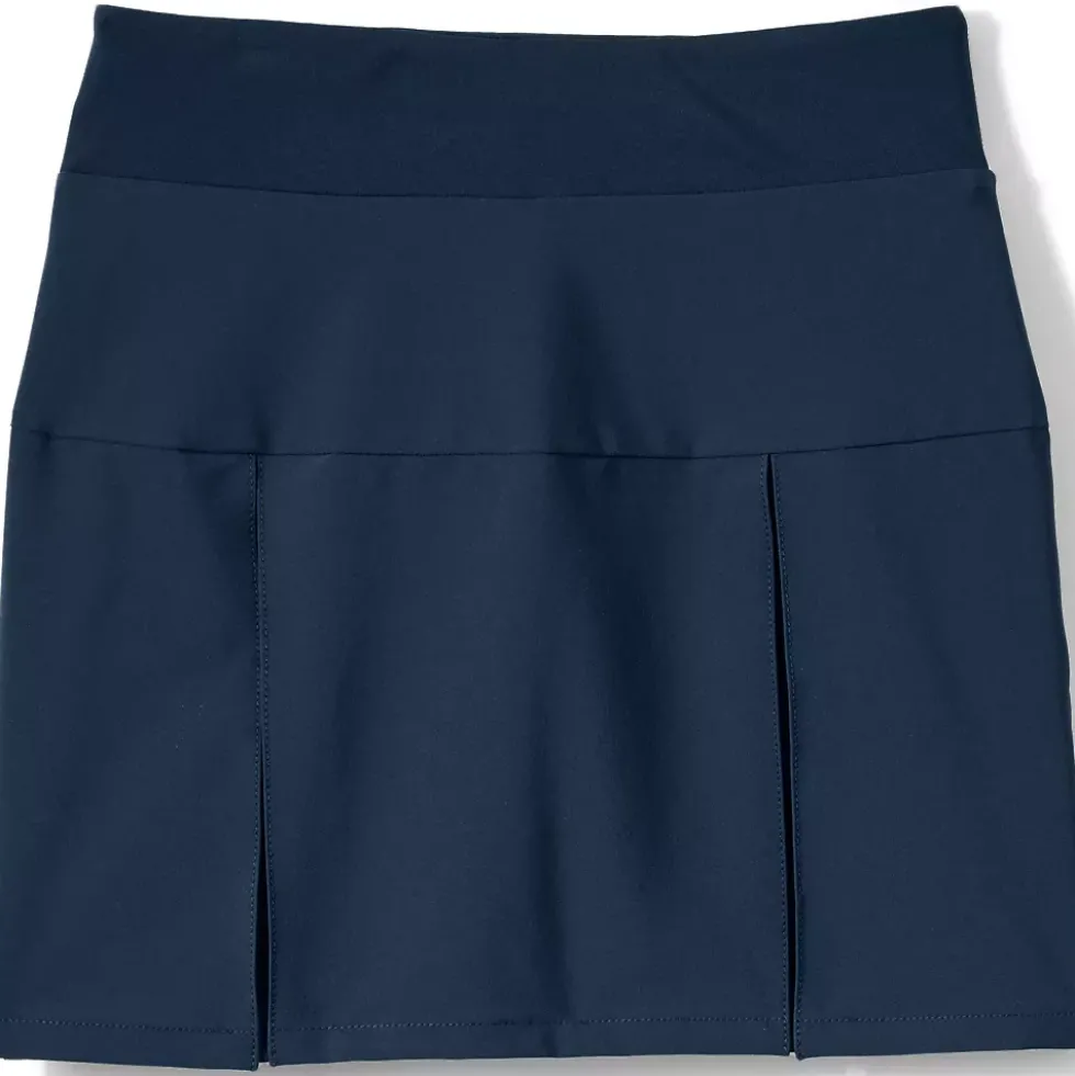 Girls Performance Pleated Skort Above the Knee