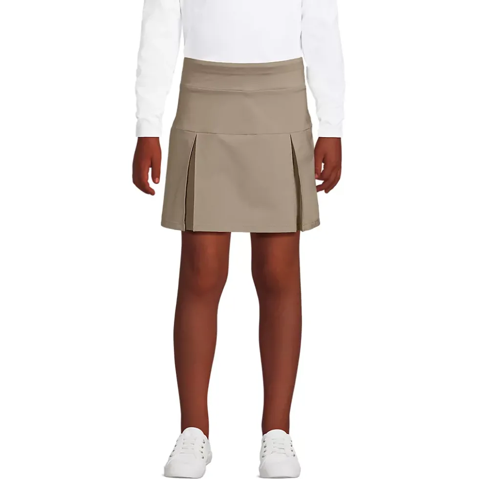 Girls Performance Pleated Skort Above the Knee